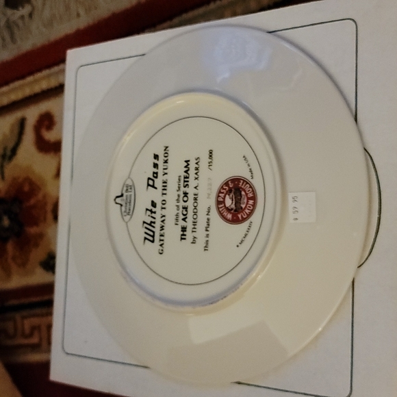 White Pass Gateway to the Yukon Railway Train Plate - Picture 2 of 3